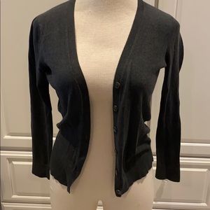Gray cardigan